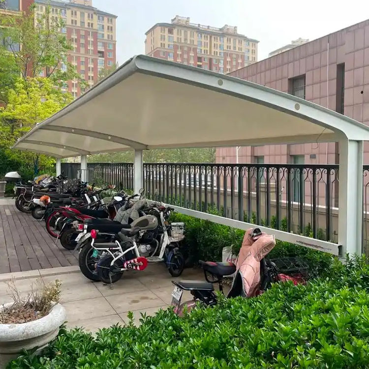 临沭县膜结构电动车棚